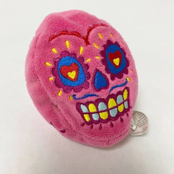 Gund Gunderground Love Ya To Death Pink Sugar Skull Plush 4031142 4.5" - Picture 1 of 7